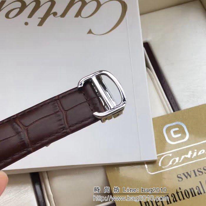 CARTIER卡地亞 最新設計鏤空新品 精品男士腕表 WSS2577